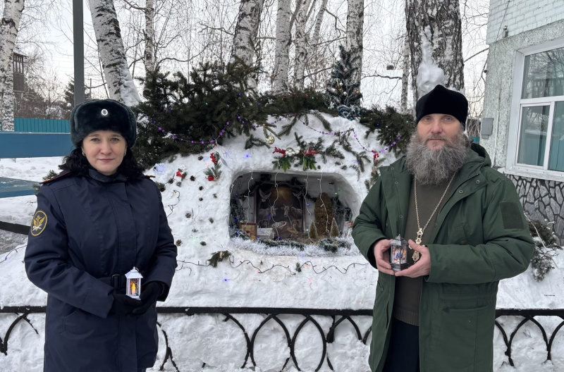 В Исправительном Центре ФКУ КП 2 состоялось открытие Рождественского вертепа 