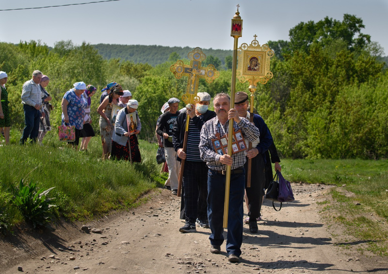 В селе Сверчково Целинного района состоялся традиционный крестный ход 