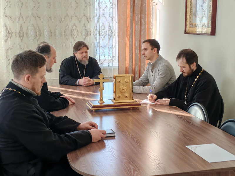 Епископ Серафим провел рабочее совещание, посвященное сотрудничеству с Бийским филиалом АГПУ в вопросах духовно-нравственного воспитания 