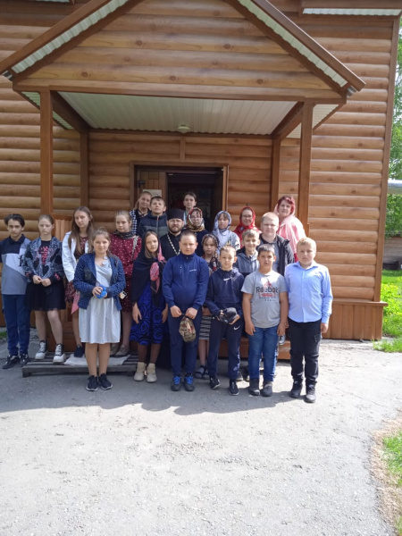 Открытый урок в Свято-Троицком храме села Красногорское