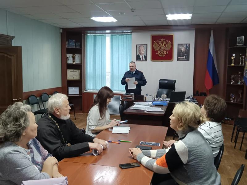 Благочинный Алтайского округа принял участие в итоговом заседании Общественного совета отдела МВД России по Алтайскому району