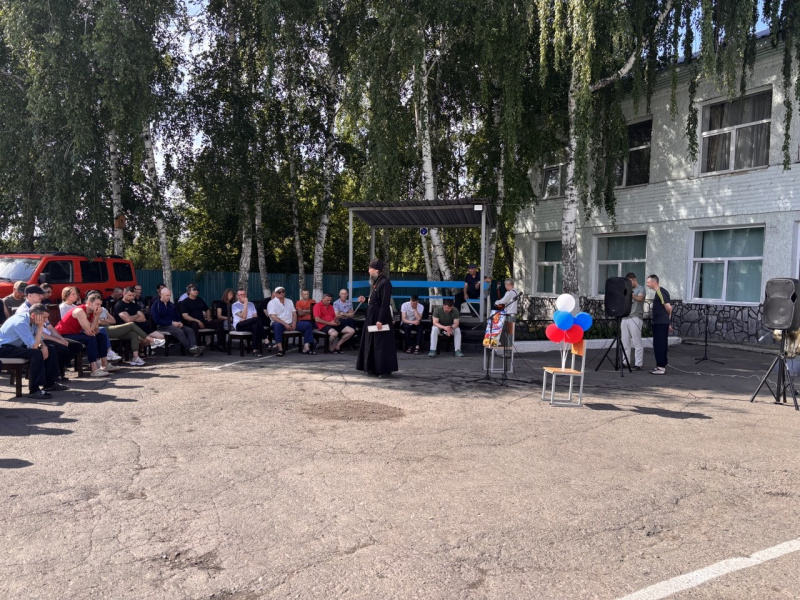 Помощник благочинного города Бийска по тюремному служению принял участие мероприятиях для осужденных, посвященных Дню России  