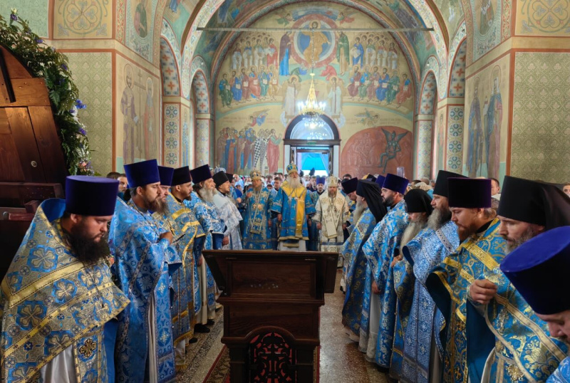 Епископ Серафим принял участие в праздновании в честь Коробейниковской иконы Божией Матери