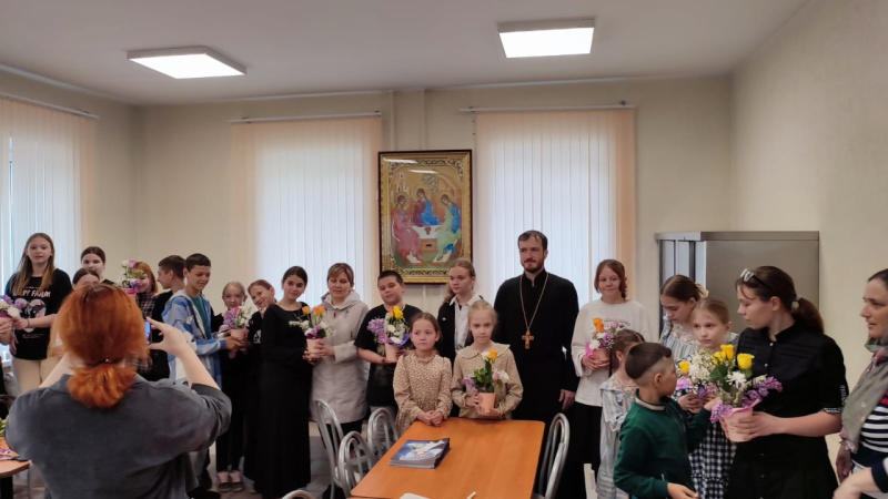 В детской воскресной группе Успенского кафедрального собора прошёл урок-кинолекторий «Туринская плащаница – пятое Евангелие»