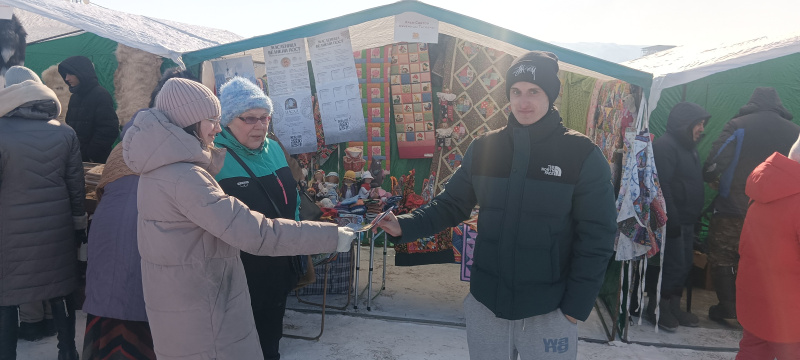 Приход храма мученицы Татианы села Новотырышкино принял участие в фестивале «Сибирская Масленица»