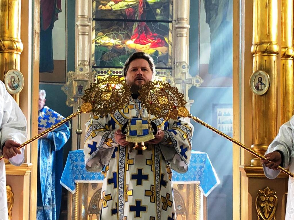 Епископ Серафим совершил Божественную литургию в Субботу Акафиста – Похвалы Пресвятой Богородицы 