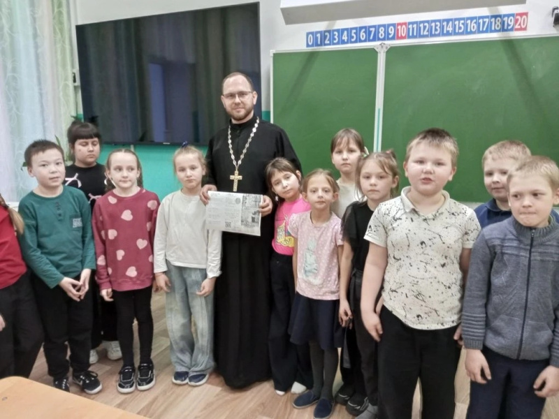 В Красногорской школе прошел урок, посвященный Масленице и Великому посту