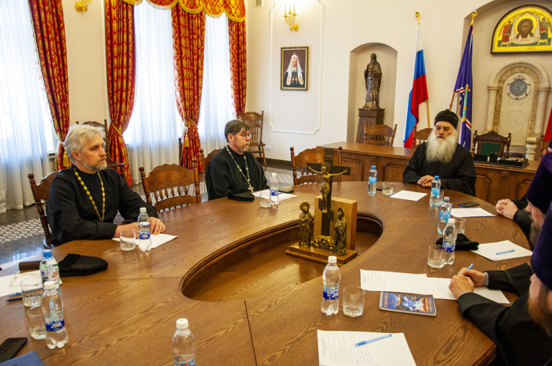Заседание Межъепархиальной коллегии по религиозному образованию и катехизации Алтайской митрополии