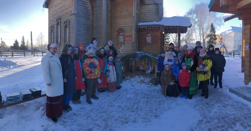 В храме святой мученицы Татианы села Новотырышкино прошел семейный марафон «Чудо Рождества Христова»