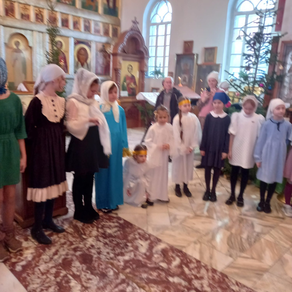 В Пантелеимоновском соборе города Белокурихи  состоялся спектакль воскресной школы 