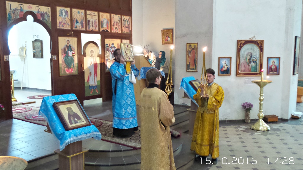 Всенощное Бдение в храме Покрова Пресвятой Богородицы