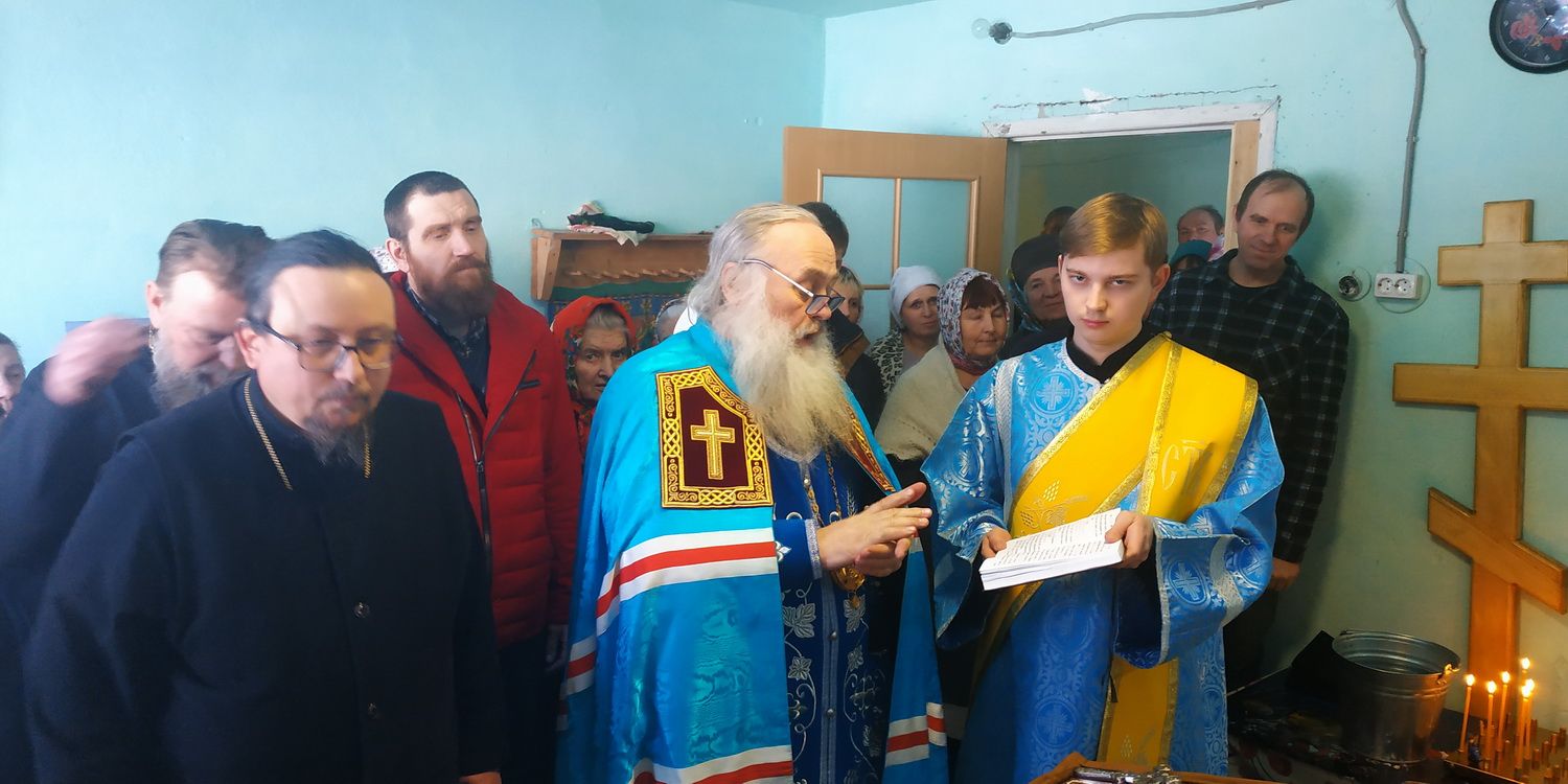 В праздник Сретения Господня митрополит Сергий совершил освящение часовни святителя Николая Чудотворца в селе Сараса