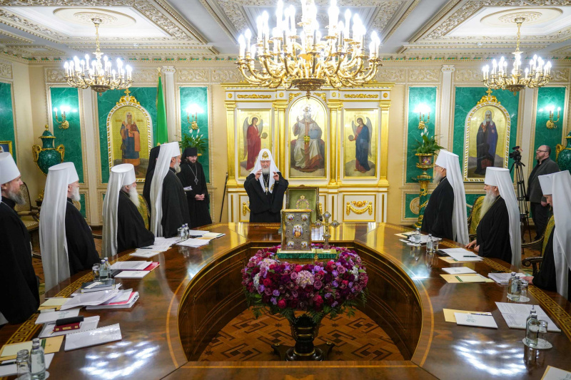 Епископ Серафим принимает участие в заседании Священного Синода Русской Православной Церкви
