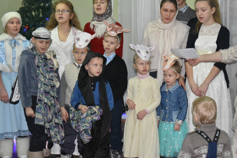 7 января в храме Успения Пресвятой Богородицы села Новиково, Бийского района, состоялся Рождественский концерт детской воскресной школы