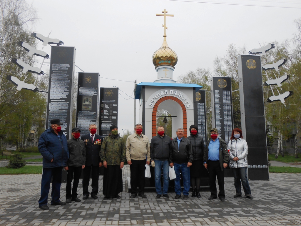 Руководитель отдела по взаимодействию с вооруженными силами и правоохранительными органами принял участие в возложении гирлянды и цветов к мемориалу «Жертвам радиации Чернобыльской АЭС» 