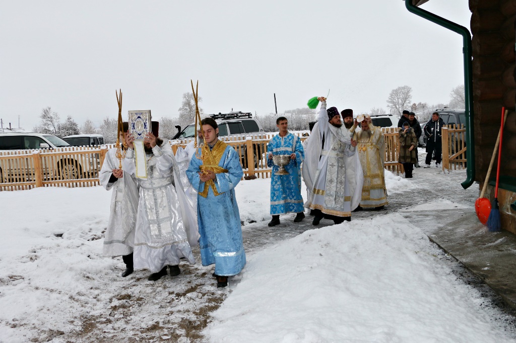 Освящение великим чином храма в честь святого пророка Иоанна Предтечи в селе Солоновка