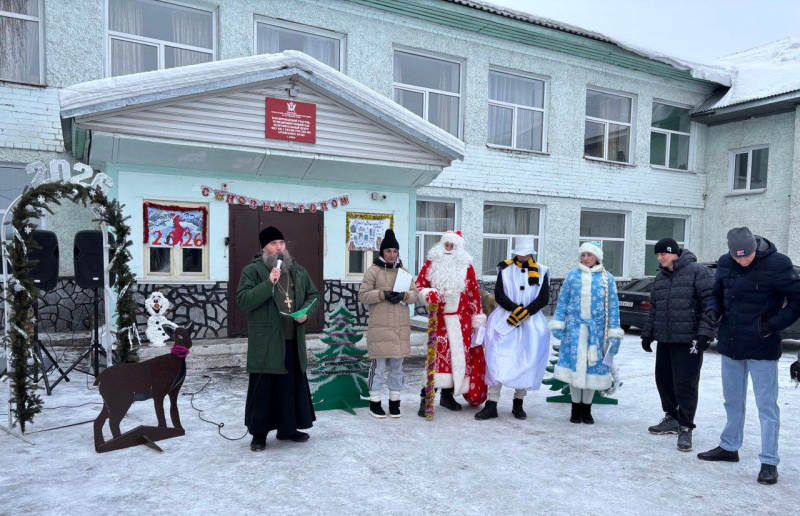 Помощник благочинного города Бийска по тюремному служению принял участие в новогодних мероприятиях в Исправительном Центре 