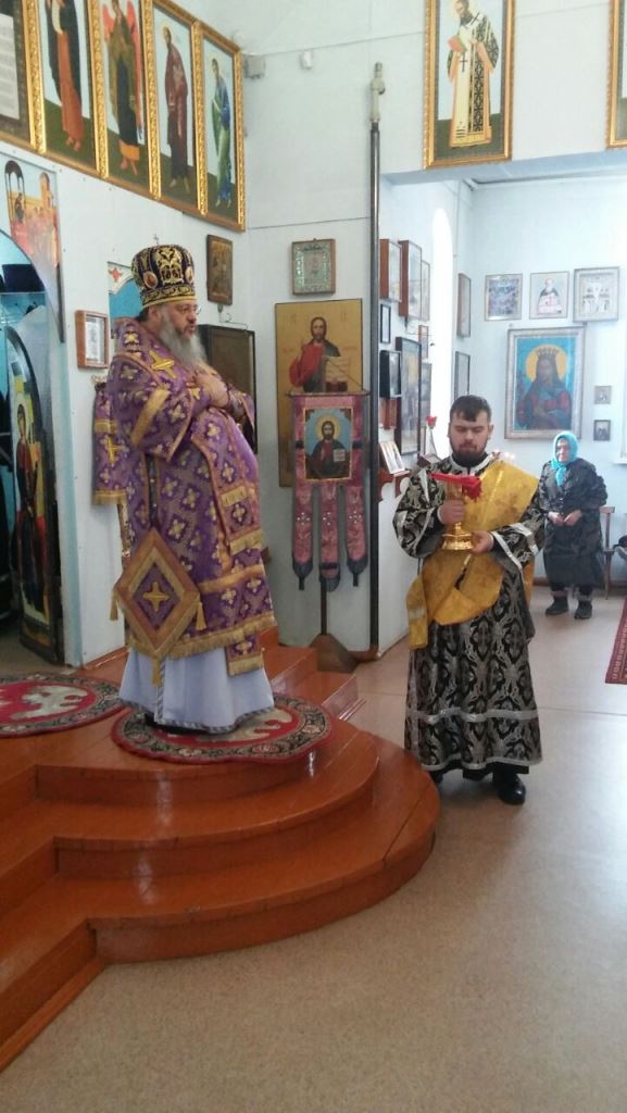 Литургия св.Иоанна Златоуста в Казанском храме села Советское