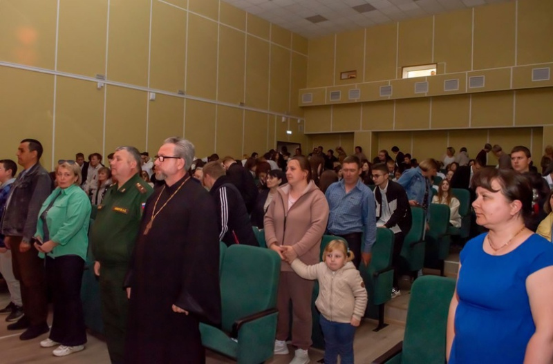 Настоятель храма святителя Николая Чудотворца села Солонешное принял участие в мероприятии, посвященном 80-летию Великой Победы  