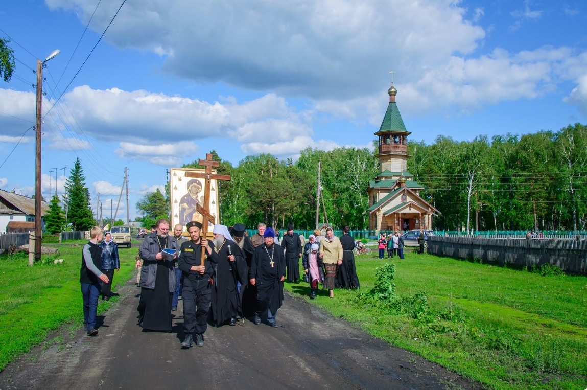 Бийская епархия - Храм преподобного Макария Алтайского села Акутиха  Быстроистокского района