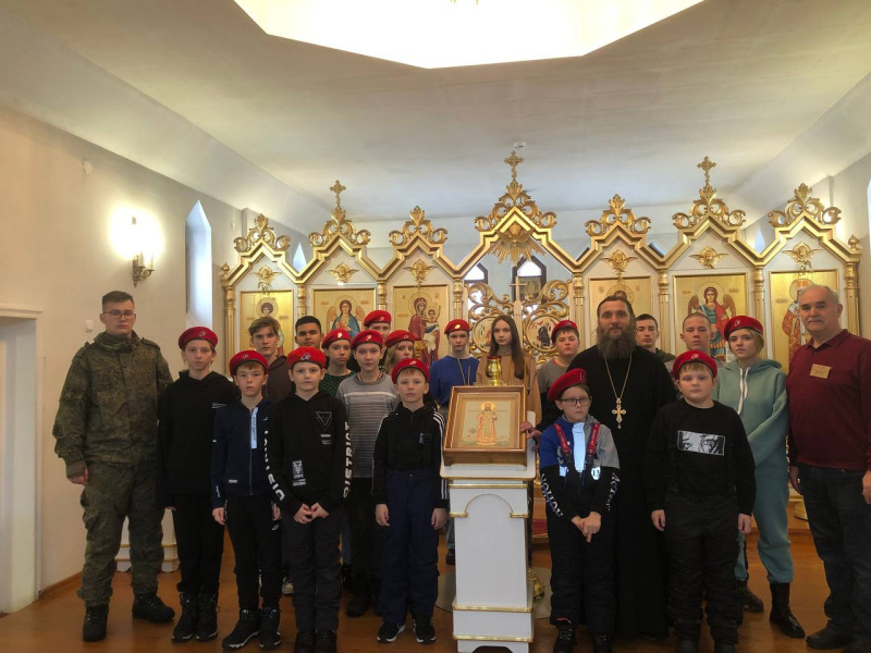 В Бийской епархии прошли Юнармейское Рождественские сборы