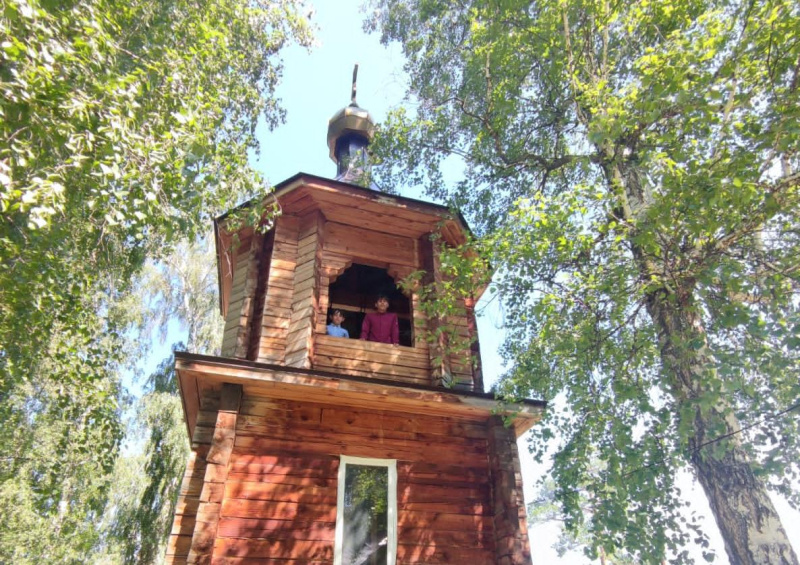  В праздник Крещения Руси в селе Лесное прозвучал колокольный звон 