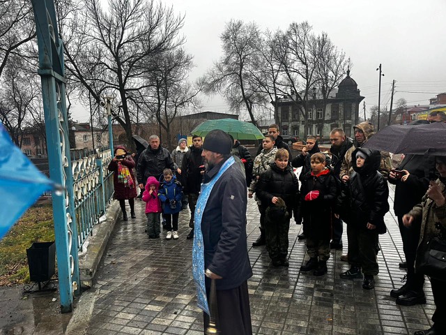 На месте Свято-Троицкого собора в городе Бийске совершена панихида по всем строителям и служившим в Бийской крепости 