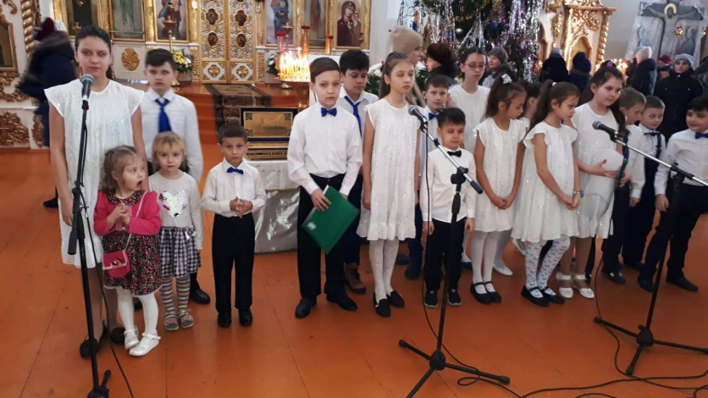 7 января в храме Казанской иконы Божией Матери прошёл концерт детской воскресной школы "Радость моя"