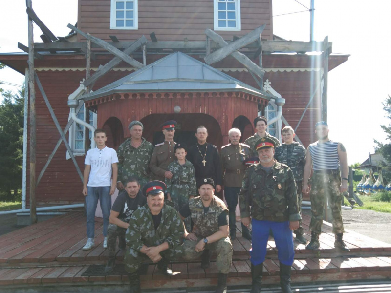 Казаки Бийска посетили село Новиково Бийского района