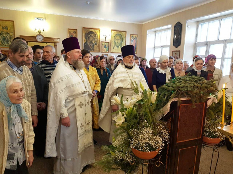 Рождественское Богослужение 2020 г. в Покровском храме с. Алтайского