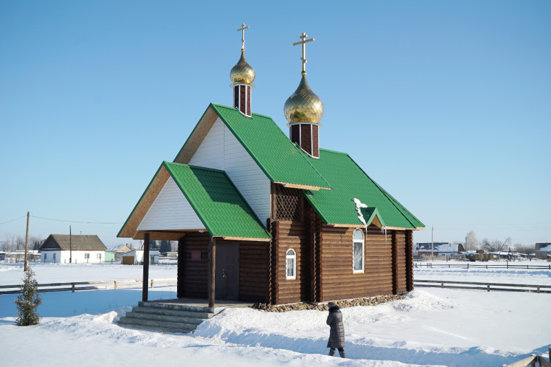 Молитвенный дом Трех Святителей села Шульгин Лог Советского района 