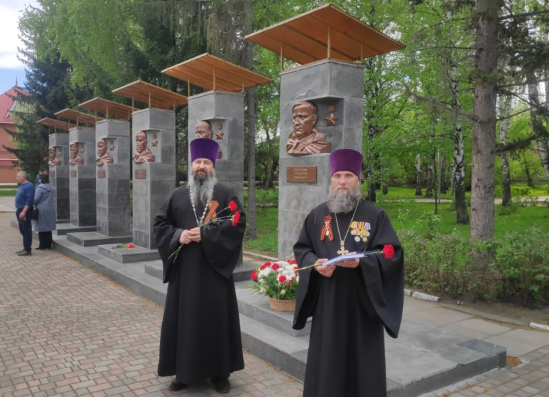 Руководитель отдела по взаимодействию с пенитенциарными учреждениями и помощник благочинного города Бийска по тюремному служению приняли участие в мероприятиях, приуроченных к 80-летию Великой Победы 