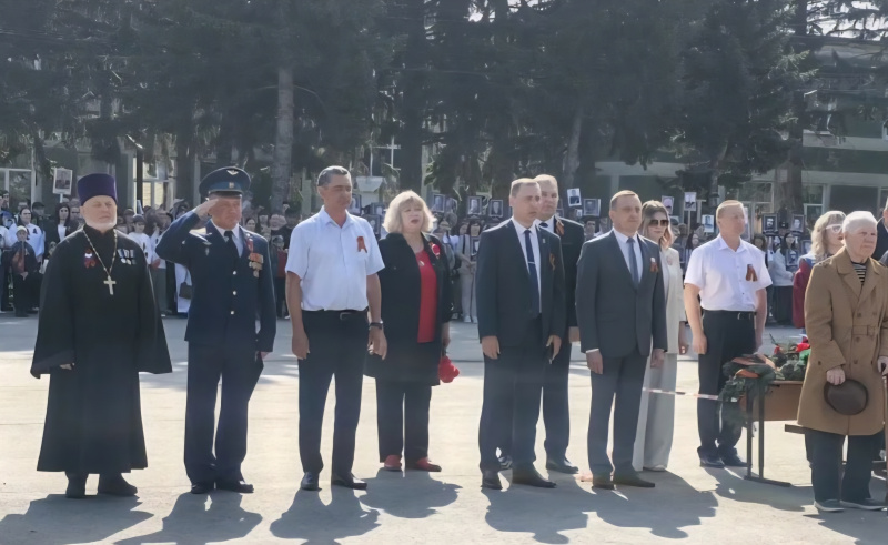 Благочинный Алтайского округа принял участие в праздновании Дня Победы в селе Алтайское 